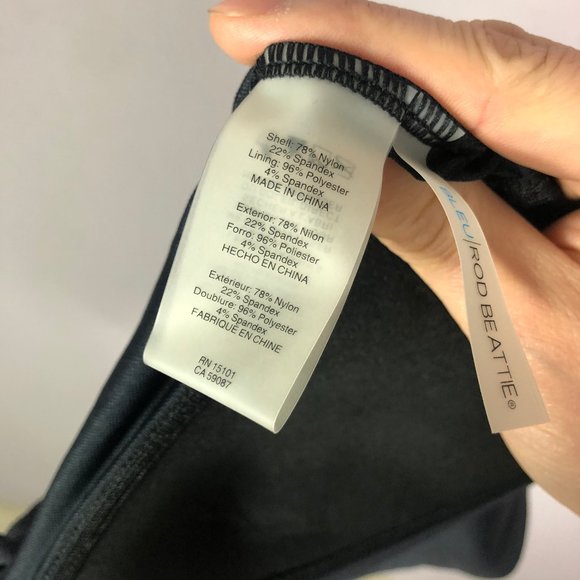 Bleu Rod Beattie Navy Starppy Tankini Swim Top Size 6 - Picture 7 of 9